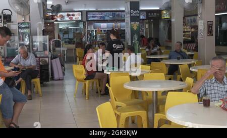 Einige der besten Hawker-Gerichte in Geylang, Singapur Stockfoto