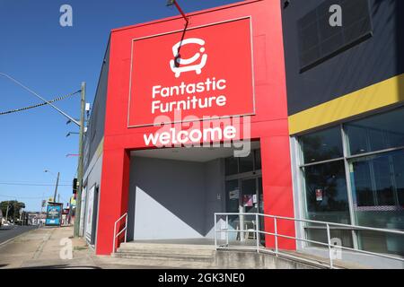 Fantastische Möbel, 146-164 Parramatta Road, Croydon NSW 2132 Stockfoto