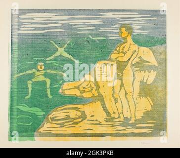 Kunst von Edvard Munch – Boys Bathing (1899) Stockfoto