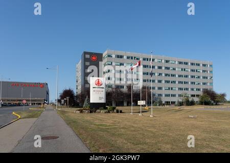 Montreal, QC, Kanada - 4. September 2021: Air Canada Hauptsitz in Montreal, QC, Kanada. Stockfoto
