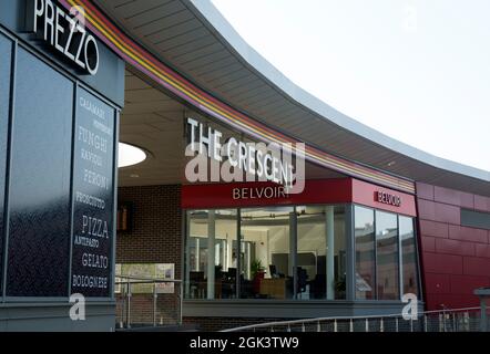 The Crescent, Hinckley, Leicestershire, England, Großbritannien Stockfoto