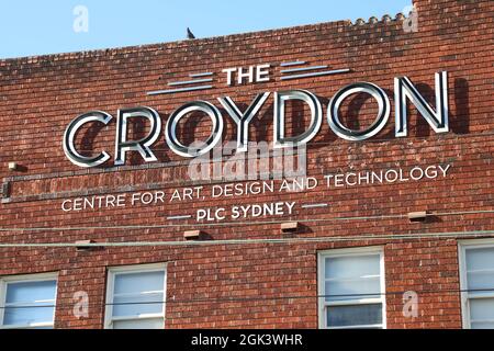 Das Croydon Center for Art, Design and Technology PLC Sydney Stockfoto