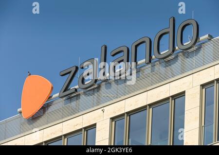 Zalando, Mühlenstraße, Friedrichshain, Berlin, Deutschland Stockfoto