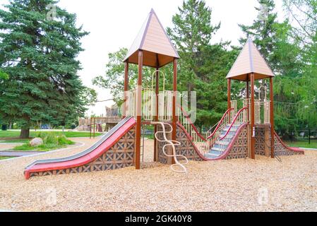 Spielplatz im park Stockfoto