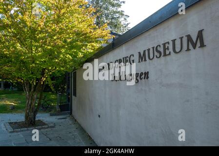 Edvard Grieg Museum in Troldhaugen, Norwegen Stockfoto