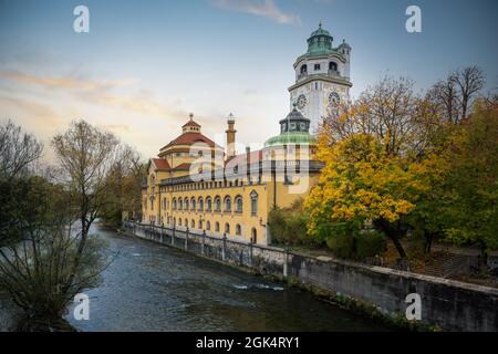 Mullersches Volksbad - Öffentliches Hallenbad - München, Bayern, Deutschland Stockfoto