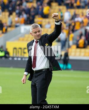 Bild: Gustavo Pantano/AHPIX LTD, Football, Premier League, Wolverhampton Wanderers gegen Manchester United, Molineux Stadium, Wolverhampton, UK, 29/08/ Stockfoto