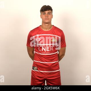 Bild Howard Roe/AHPIX LTD, Fußball, Sky Bet League One, Doncaster Rovers Keepmoat Stadium, Doncaster, Großbritannien, 31/07/2021, Branden Horton Stockfoto