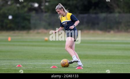 Bild: Andrew Roe/AHPIX LTD, Football, Doncaster Belles Training Session, 25/06/21, Cantley Park, Doncaster, UK Howard Roe >>>>07973739229 Stockfoto