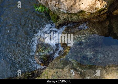 Route entlang des Flusses Guadalevin, ronda, malaga Stockfoto