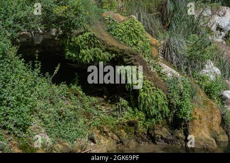 Route entlang des Flusses Guadalevin, ronda, malaga Stockfoto