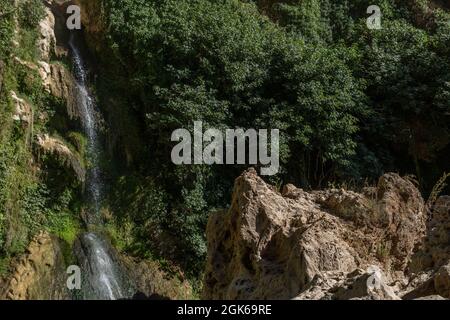 Route entlang des Flusses Guadalevin, ronda, malaga Stockfoto