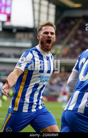 Brighton's Alexis MacAllister feiert Torreigen, um seine Seite zu vereitern 2-1 Bild von Steve Flynn/AHPIX.com, Fußball: Englisches Premier League-Spiel Burnl Stockfoto