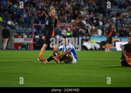 Fraizer Campbell von Huddersfield Town Bild: Liam Ford/AHPIX LTD, Football, Carabao Cup, Huddersfield Town gegen Everton, John Smiths Stadium, Huddersfie Stockfoto