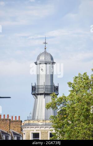 King's Cross Lighthouse, London, Großbritannien. Stockfoto