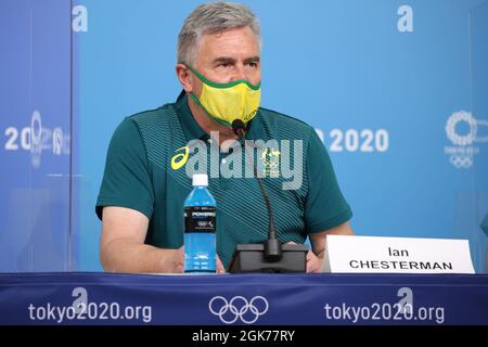 22. JULI 2021 - TOKIO, JAPAN: Vizepräsident des australischen Olympischen Komitees und der Chef de Mission des australischen Teams für das Tokyo O 2020 Stockfoto