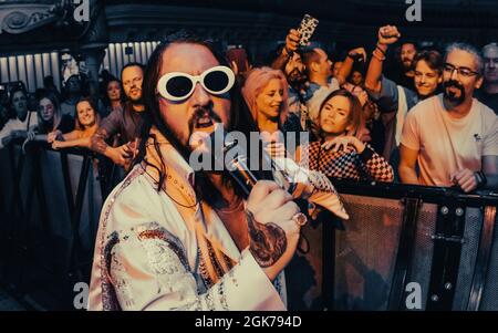 Elvana an der O2 Academy in Bournemouth, 11. September 2021. Foto: Charlie Raven/Alamy Stockfoto