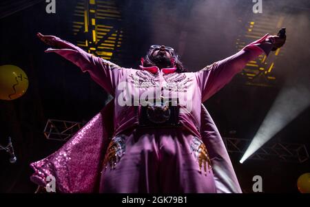 Elvana an der O2 Academy in Bournemouth, 11. September 2021. Foto: Charlie Raven/Alamy Stockfoto