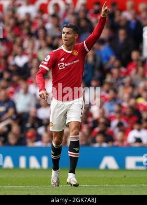 Aktenfoto vom 11-09-2021 von Cristiano Ronaldo von Manchester United. Ausgabedatum: Montag, 13. September 2021. Stockfoto