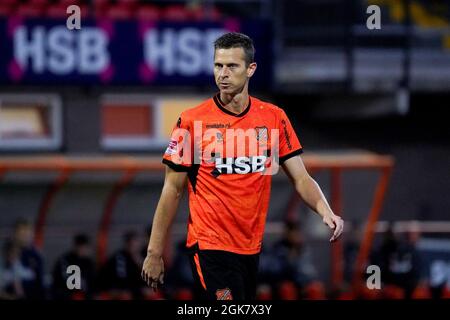 VOLENDAM, NIEDERLANDE - 13. SEPTEMBER: Robert Muhren vom FC Volendam während des Keukenkampioen Divisie-Spiels zwischen FC Volendam und Roda JC im Kras Stadion am 13. September 2021 in Volendam, Niederlande (Foto: Rene Nijhuis/Orange Picts) Stockfoto