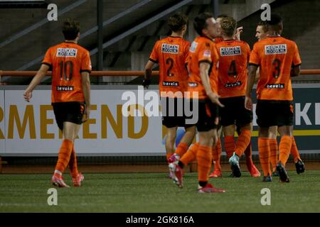 VOLENDAM, NIEDERLANDE - 13. SEPTEMBER: Robert Muhren vom FC Volendam während des Keukenkampioen Divisie-Spiels zwischen FC Volendam und Roda JC im Kras Stadion am 13. September 2021 in Volendam, Niederlande (Foto: Rene Nijhuis/Orange Picts) Stockfoto