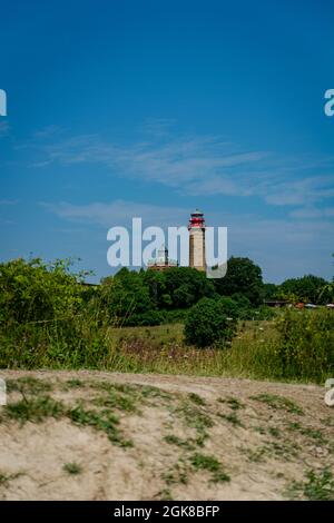 Leuchttürme in Kap Arkona auf der Insel Rügen (Deutschland). Stockfoto