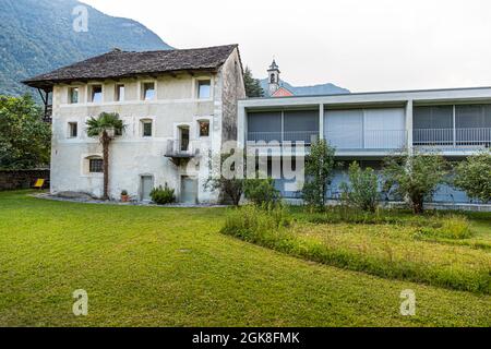 Hotel Casa Martinelli im Circolo della Maggia, Schweiz Stockfoto