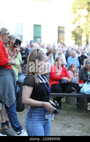23. INTERNATIONALES GRIECHISCHES SONG FESTIVAL ZGORZELEC 2021,XXIII Miedzynarodowy Festiwal Piosenki Greckiej Stockfoto