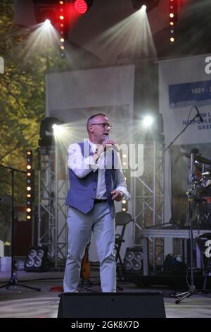 23. INTERNATIONALES GRIECHISCHES SONG FESTIVAL ZGORZELEC 2021,XXIII Miedzynarodowy Festiwal Piosenki Greckiej Stockfoto