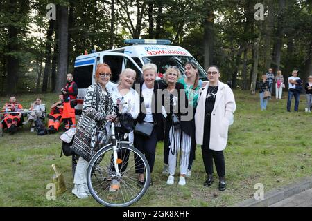 23. INTERNATIONALES GRIECHISCHES SONG FESTIVAL ZGORZELEC 2021,XXIII Miedzynarodowy Festiwal Piosenki Greckiej Stockfoto