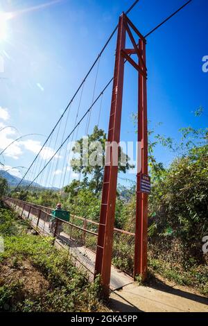 Schöner Alltag in der Provinz Kon TUM in Zentralvietnam Stockfoto