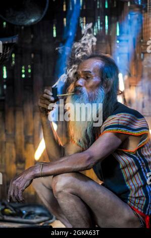 Schöner Alltag in der Provinz Kon TUM in Zentralvietnam Stockfoto