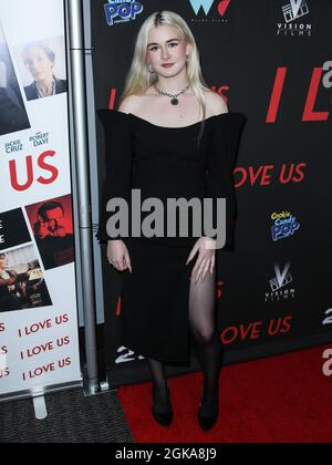 Hollywood, Usa. September 2021. HOLLYWOOD, LOS ANGELES, KALIFORNIEN, USA - 13. SEPTEMBER: Die Schauspielerin Harlow Olivia Calliope Jane kommt zur Los Angeles Premiere von Vision Films' 'I Love US', die am 13. September 2021 im Harmony Gold Theater in Hollywood, Los Angeles, Kalifornien, USA, stattfand. (Foto von Xavier Collin/Image Press Agency) Quelle: Image Press Agency/Alamy Live News Stockfoto