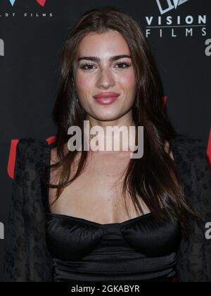 Hollywood, Usa. September 2021. HOLLYWOOD, LOS ANGELES, KALIFORNIEN, USA - 13. SEPTEMBER: Dana Davidson kommt bei der Los Angeles Premiere von Vision Films' 'I Love US' an, die am 13. September 2021 im Harmony Gold Theatre in Hollywood, Los Angeles, Kalifornien, USA, stattfand. (Foto: Xavier Collin/Image Press Agency/Sipa USA) Quelle: SIPA USA/Alamy Live News Stockfoto