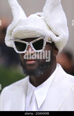 New York, USA. September 2021. Virgil Abloh besucht am 13. September 2021 die Benefiz Gala 2021 des Metropolitan Museum of Art Costume Institute in New York City, NY, USA. Foto von Charles Guerin/ABACAPRESS.COM Quelle: Abaca Press/Alamy Live News Stockfoto