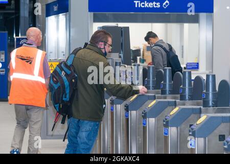 Hayes und Harlington neuer TFL-Bahnhof Stockfoto