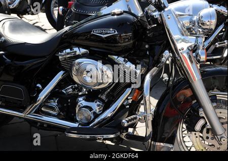 Harley Davidson Motorrad, Gibraltar Stockfoto