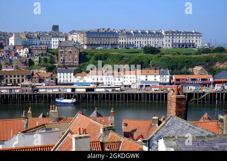 whitby Harbour, North yorkshire, england Stockfoto