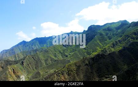 Montañas de Taganana Stockfoto