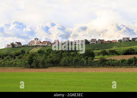 Ansicht von Hohenhaslach, Baden-Württemberg, Deutschland Stockfoto