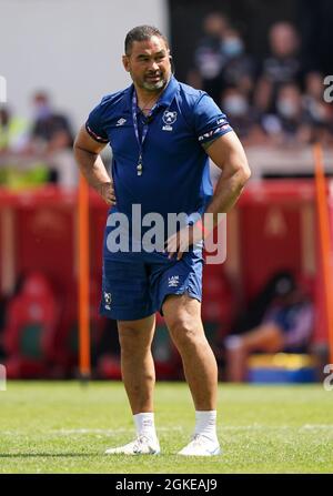 Aktenfoto vom 05-06-2021 von Bristol Bears' Head Coach Pat Lam. Ausgabedatum: Dienstag, 14. September 2021. Stockfoto