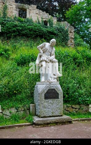 Shakespeare-Denkmal von Otto Lessing, Park an der Ilm, Weimar, Thüringen, Deutschland Stockfoto