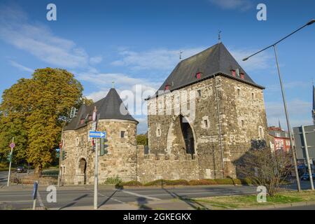 Ponttor, Aachen, Nordrhein-Westfalen, Deutschland Stockfoto