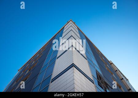 Architektur Details modernes Gebäude Glasfassade geschäftlichen Hintergrund Stockfoto