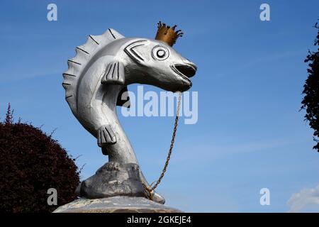 Stintengst, Mikolajki, Lake Talty, Warmia-Masuren, Fischkönig, Stintkoenig, Nikolaiken, Warminsko-Mazurskie, Polen Stockfoto