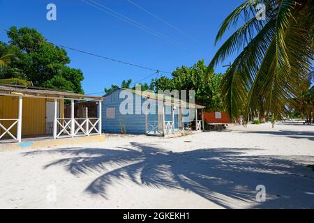 Fischerdorf Mano Juan, Isla Saona, Parque Nacional del Este, Dominikanische Republik Stockfoto