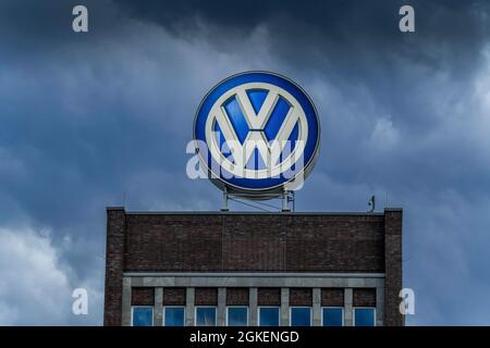 VW-Konzernzentrale, Wolfsburg, Niedersachsen, Deutschland Stockfoto