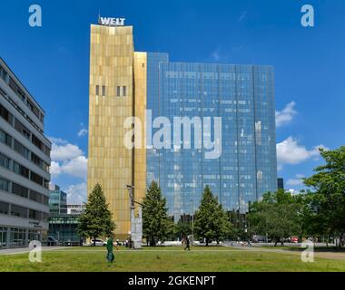 Axel-Springer-Verlag, Axel-Springer-Straße, Rudi-Dutschke-Straße, Kreuzberg, Friedrichshain-Kreuzberg, Berlin, Deutschland Stockfoto