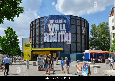 Yadegar Asisi Panorama, Die Berliner Mauer, Zimmerstraße, Mitte, Berlin, Deutschland Stockfoto