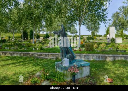 Tierfriedhof, Hausvaterweg, Falkenberg, Lichtenberg, Berlin, Deutschland Stockfoto